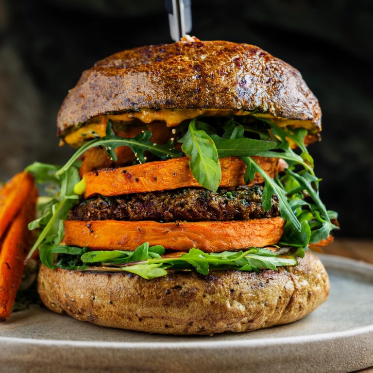  Grass-Fed Beef and Sweet Potato Burgers